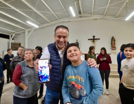 Antonio Astiazarán entrega ampliación de tejaban comunitario en la colonia Sahuaro
