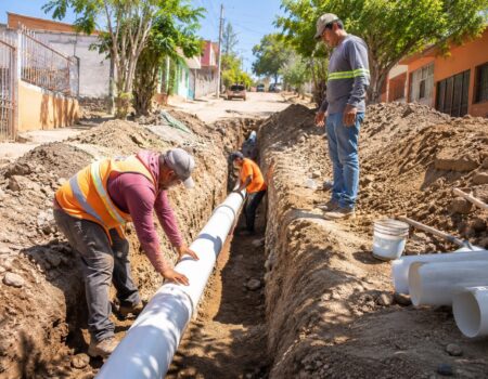 Bahía de Banderas avanza con obras de drenaje sanitario en La Cruz de Huanacaxtle